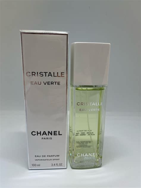 chanel completo color verde acqua|CRISTALLE EAU VERTE EAU DE PARFUM VAPORIZZATORE.